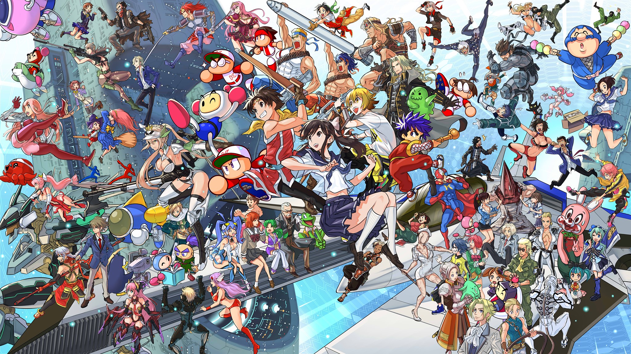 Los muchos personajes de Konami
