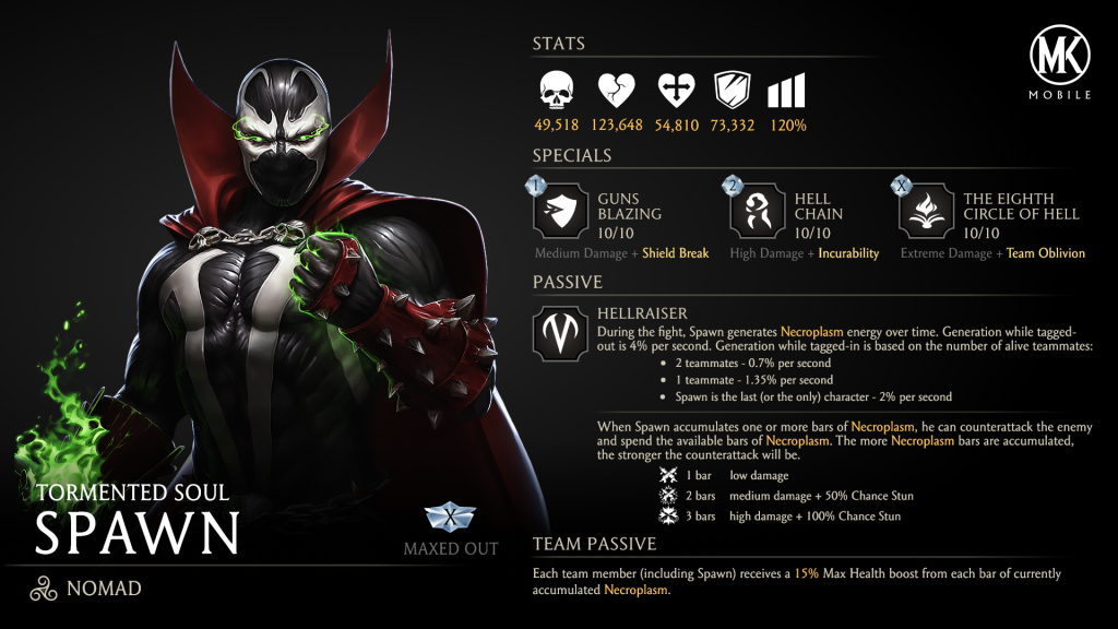 Mortal Kombat Mobile - Spawn