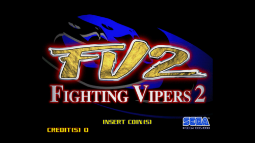 Fighting Vipers 2 Title Screen